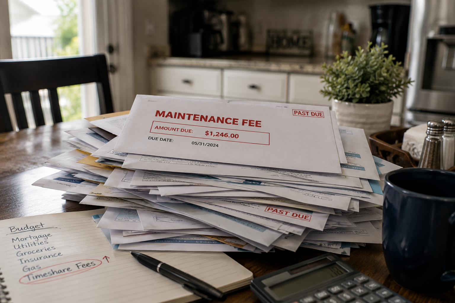 Pile of Maintenance Fee Bills